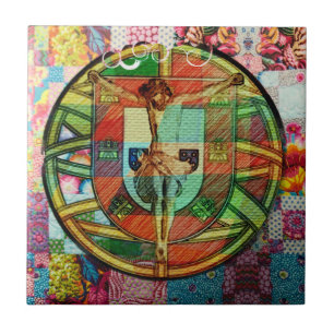 Portugisisk design Wood Wall Art Kakelplatta