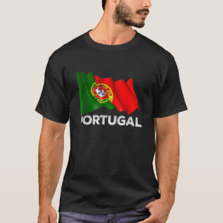 Portugisisk Flagga Coola Portugisisk grafik T Shirt
