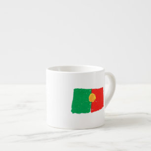 Portugisisk flagga espressomugg
