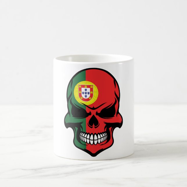 Portugisisk flaggaskalle kaffemugg (Center)