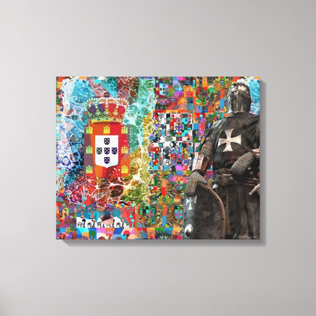 Portugisisk folkkonst canvastryck (Framsida)
