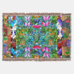 Portugisisk folkkonst Fleece Blanket Filt