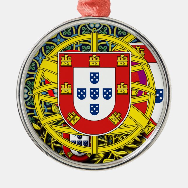 Portugisisk folkkonst julgransprydnad metall (Framsidan)