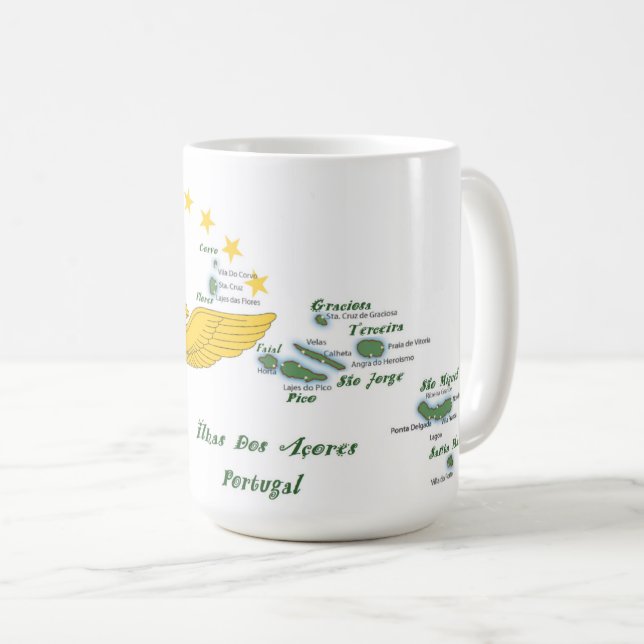 Portugisisk folkkonst kaffemugg (Framsida höger)