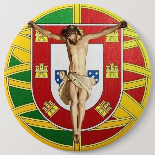 Portugisisk folkkonst knapp (Framsida)