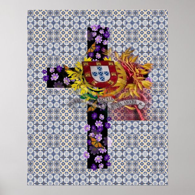 Portugisisk folkkonst poster (Framsidan)