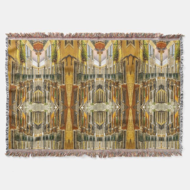 Portugisisk formgivning Throw Blanket Filt (Framsidan)