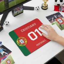 Portugisisk fotbollslegend Anpassat namn skrivbord
