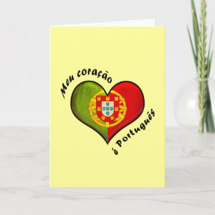 Portugisisk hjärta kort