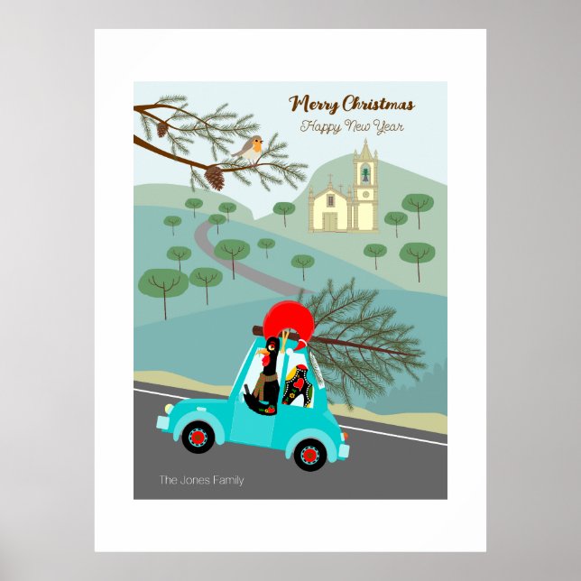 Portugisisk julfest i Tupp Poster (Framsidan)