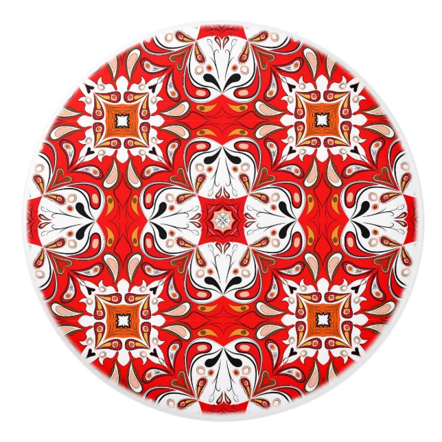 Portugisisk keramikplattan Mönster Knopp (Framsidan)