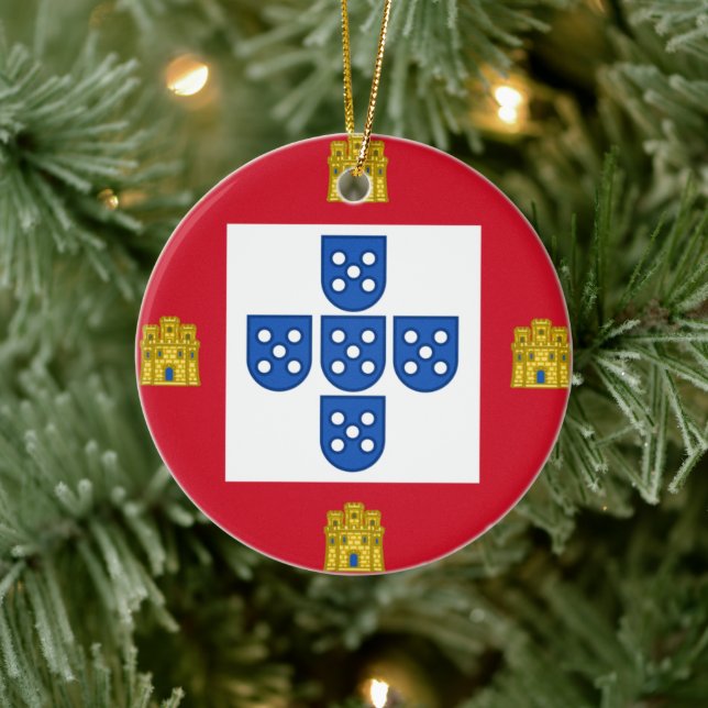 Portugisisk keramisk prydnadsföremål julgransprydnad keramik (Träd)