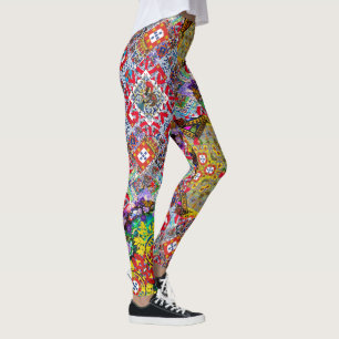Portugisisk konstdesign leggings