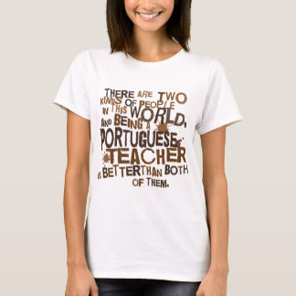 Portugisisk läraregåva tee shirt