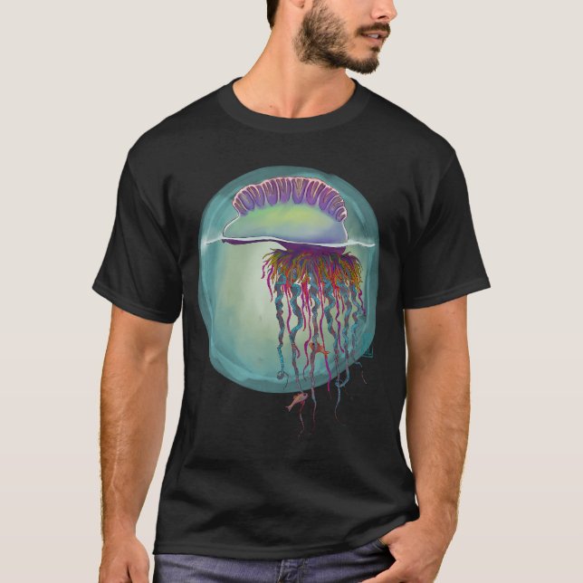Portugisisk Man O'War T Shirt (Framsida)