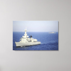 Portugisisk marinfrigate NRP Bartolomeu Dias Canvastryck