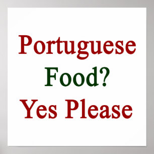 Portugisisk mat Ja, tack Poster