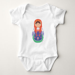 Portugisisk Matryoshka Baby Bodysuit T Shirt