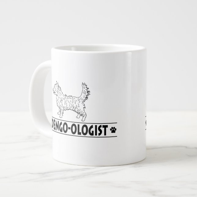 Portugisisk Podengo Pequeno Jumbo Mugg (Framsida vänster)