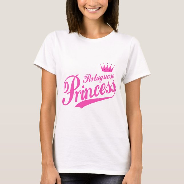 Portugisisk Princess T-shirt (Framsida)