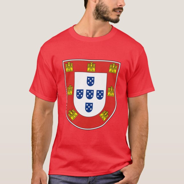 Portugisisk sköld t-shirt (Framsida)