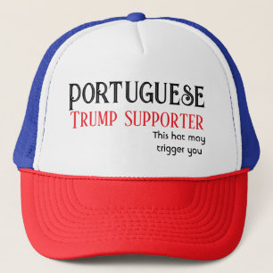Portugisisk Trump-supporterTruckerkeps Keps