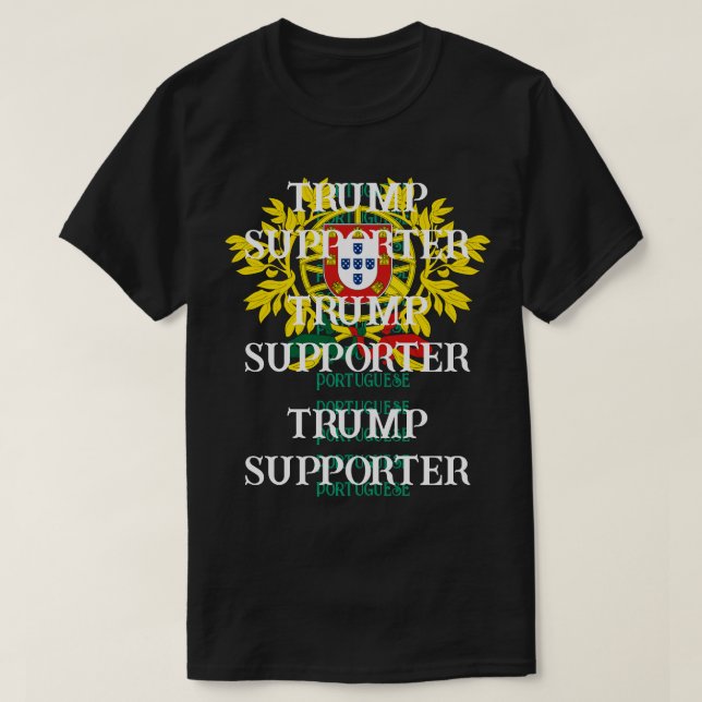 Portugisisk trumpsupporter t shirt (Design framsida)