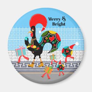 Portugisisk Tupp-jul Parad Magnet