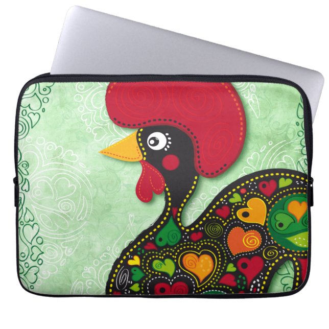 Portugisisk tupplaptop sleeve (Framsidan)