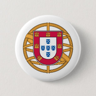 Portugisisk vapensköld knapp