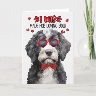 Portugisisk Vatten Hund Made for Loving You Valent Helgkort