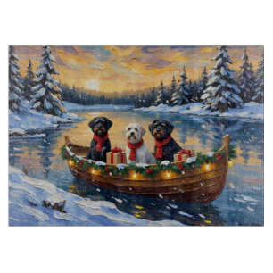 Portugisisk Vattenhund Jul Båt Semester
