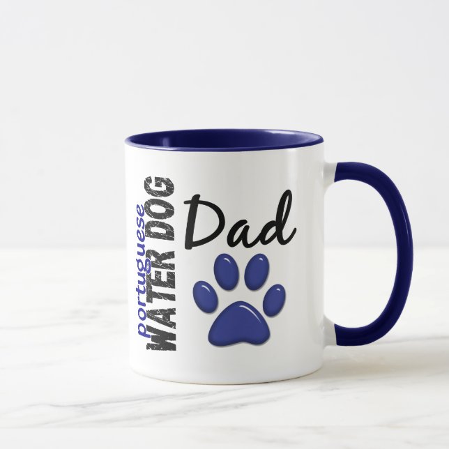 Portugisisk vattenhundpappa 2 mugg (Höger)