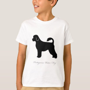 Portugisisk vattenhundsilhouette tee shirt