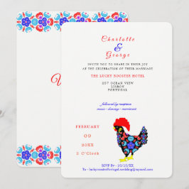 Portugisiska amblem i Barcelona Tupp Inbjudningar