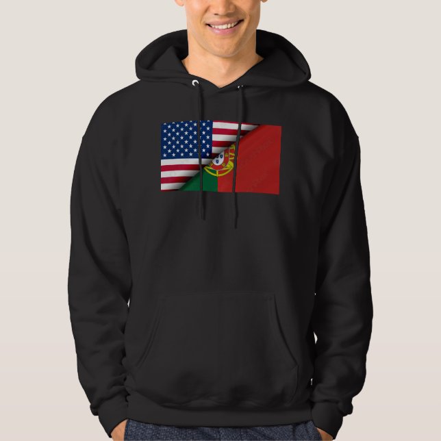 Portugisiska amerikan hoodie (Framsida)