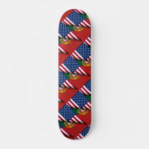Portugisiska amerikan mini skateboard bräda 18,5 cm