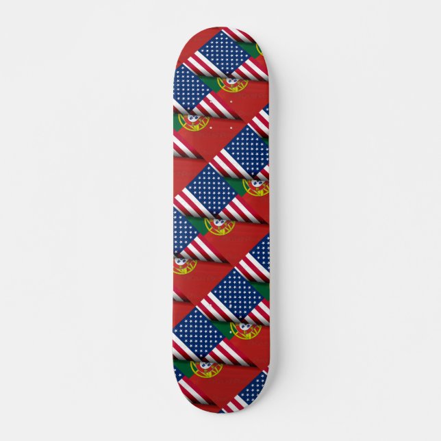 Portugisiska amerikan mini skateboard bräda 18,5 cm (Framsida)