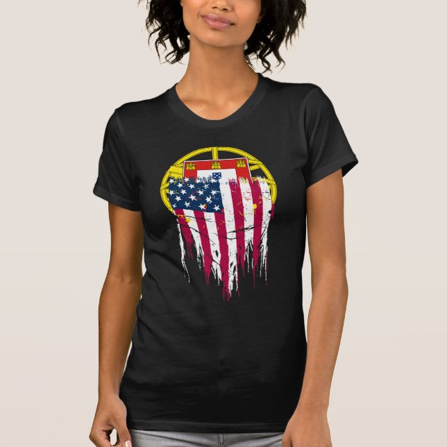 Portugisiska amerikan t shirt (Framsida)