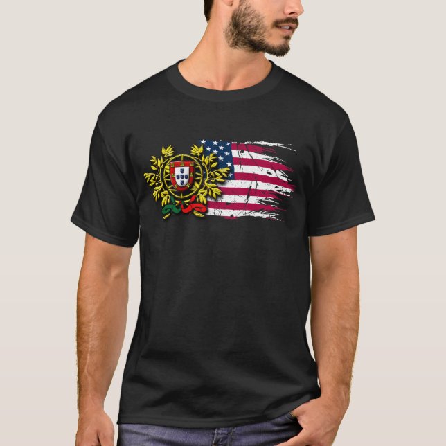Portugisiska amerikan t shirt (Framsida)