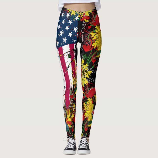 Portugisiska amerikanska lag leggings (Framsida)