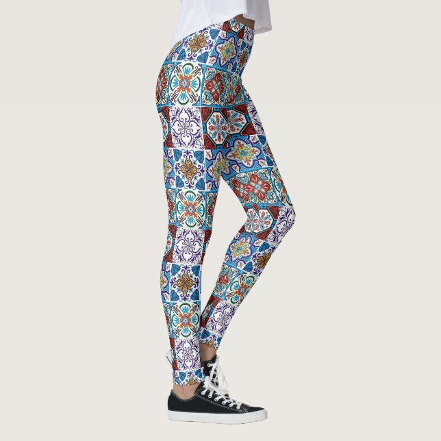 Portugisiska amerikanska mönster leggings (Höger)