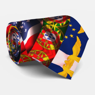 Portugisiska amerikanska mönster slips