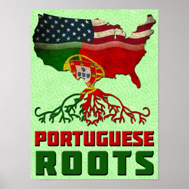 Portugisiska amerikanska rötter Poster Skriv ut (Framsidan)