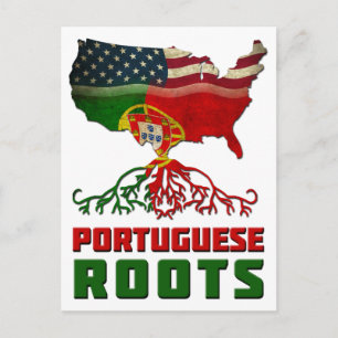 Portugisiska amerikanska rötter vykort