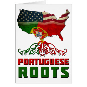 Portugisiska amerikanska valkretsar hälsningskort