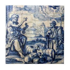 Portugisiska Azulejo 005 Kakelplatta