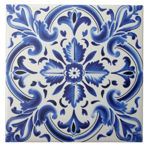 Portugisiska Azulejo Mönster Kakelplatta