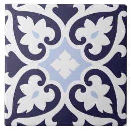 Portugisiska Azulejos Indigo blue och white Classi Kakelplatta