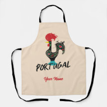 Portugisiska Barcelonos tupp-symbolen Apron